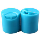 Kozmetik Ambalaj için Mavi Disk Üst 24 410 Plastik Dağıtım Kapağı