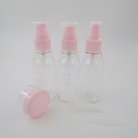 Geri Dönüşümlü Kozmetik 60ml Mini Seyahat Şişe Seti Püskürtme ile Dökülme