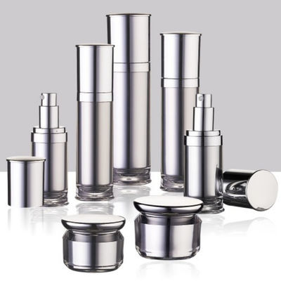 Buzlu Akrilik Losyon Şişesi Kozmetik Ambalaj Seti 30ml 50ml 80ml 120ml 15g 20g 30g